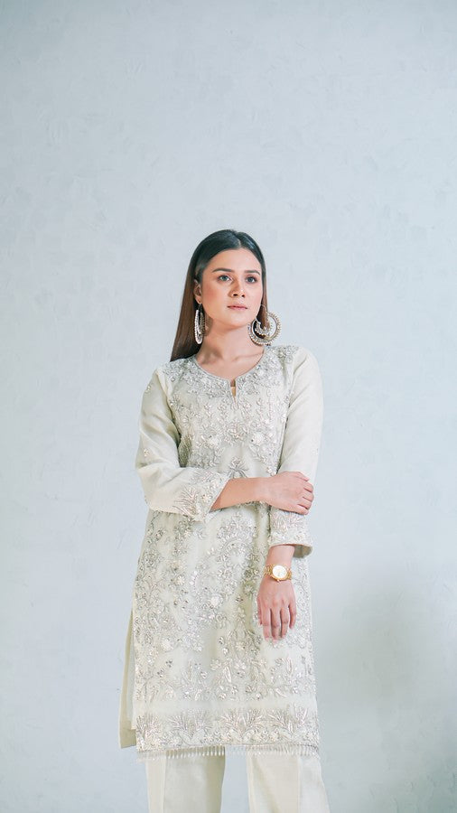 Naqshkaar Classic Formals WHITE LOTUS