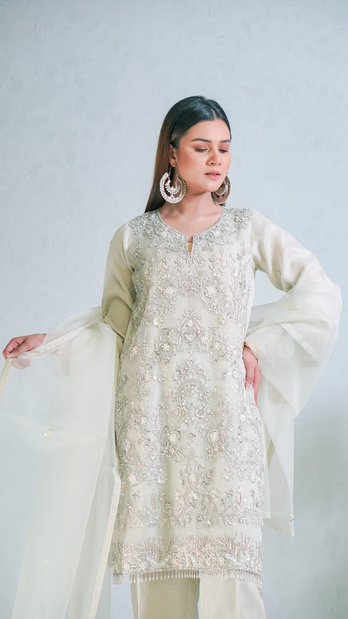 Naqshkaar Classic Formals WHITE LOTUS