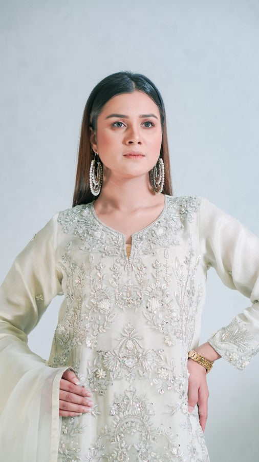 Naqshkaar Classic Formals WHITE LOTUS