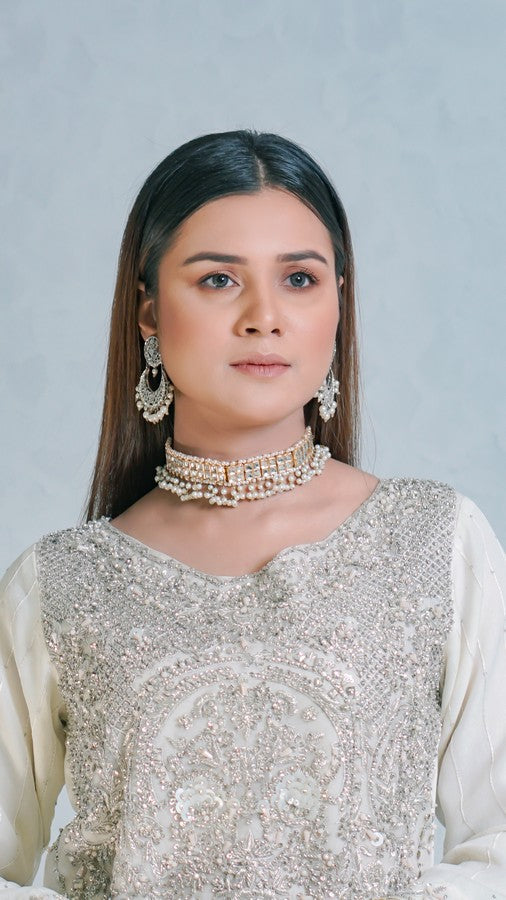Naqshkaar Classic Formals WHITE SWAN