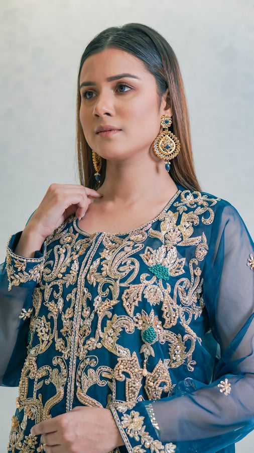 Naqshkaar Classic Formals BLUE BLING