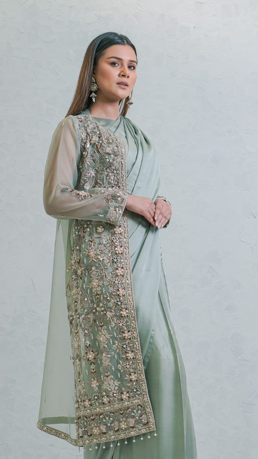 Naqshkaar Classic Formals GREEN OCEAN