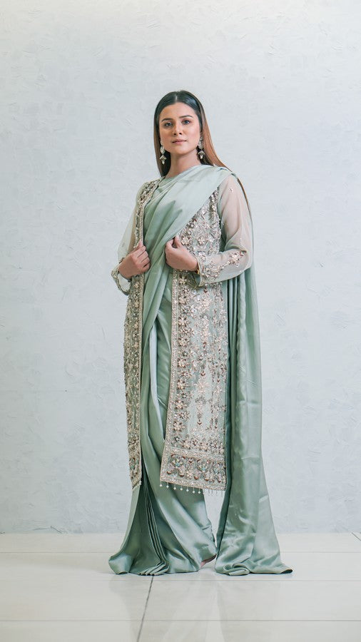 Naqshkaar Classic Formals GREEN OCEAN